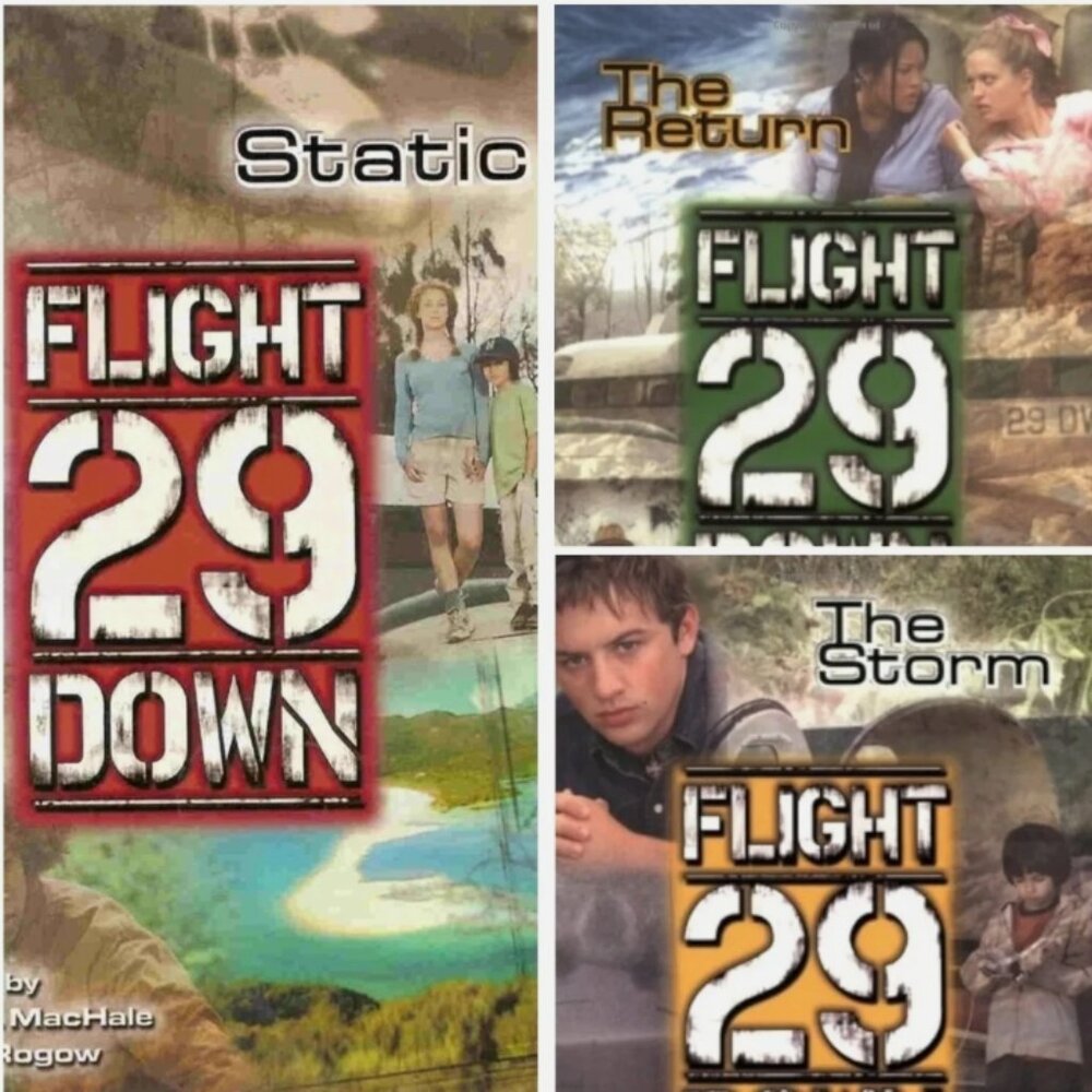 5/$15 - 3 Kids Books Flight 29 Down 1 3 4 Static Return Storm Middle Grades